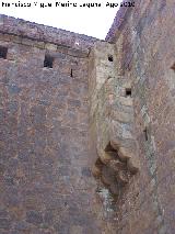 Castillo-Palacio de La Calahorra. Matacán esquinero de la Torre del Homenaje